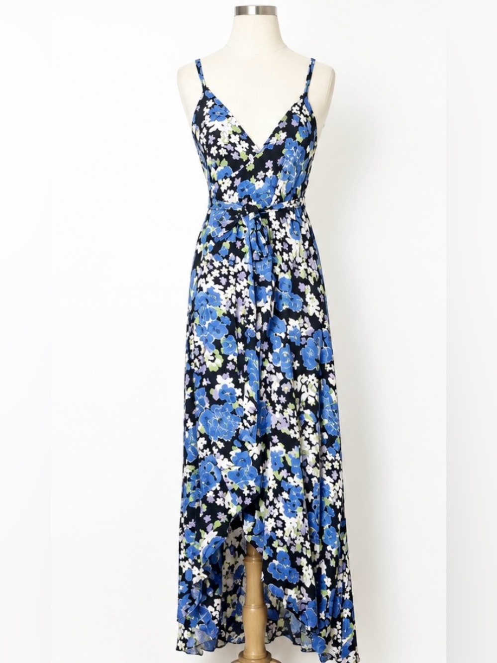 Wildfox Swim Atlantis Dress In Blue Bouquet Size Medium
